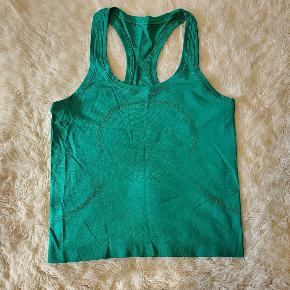 lululemon athletica Teal Racerback Tank Top